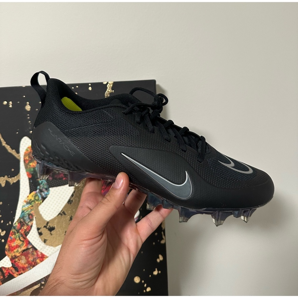 Nike Alpha Huarache 8 Pro 'Black
Metallic Silver' us 12